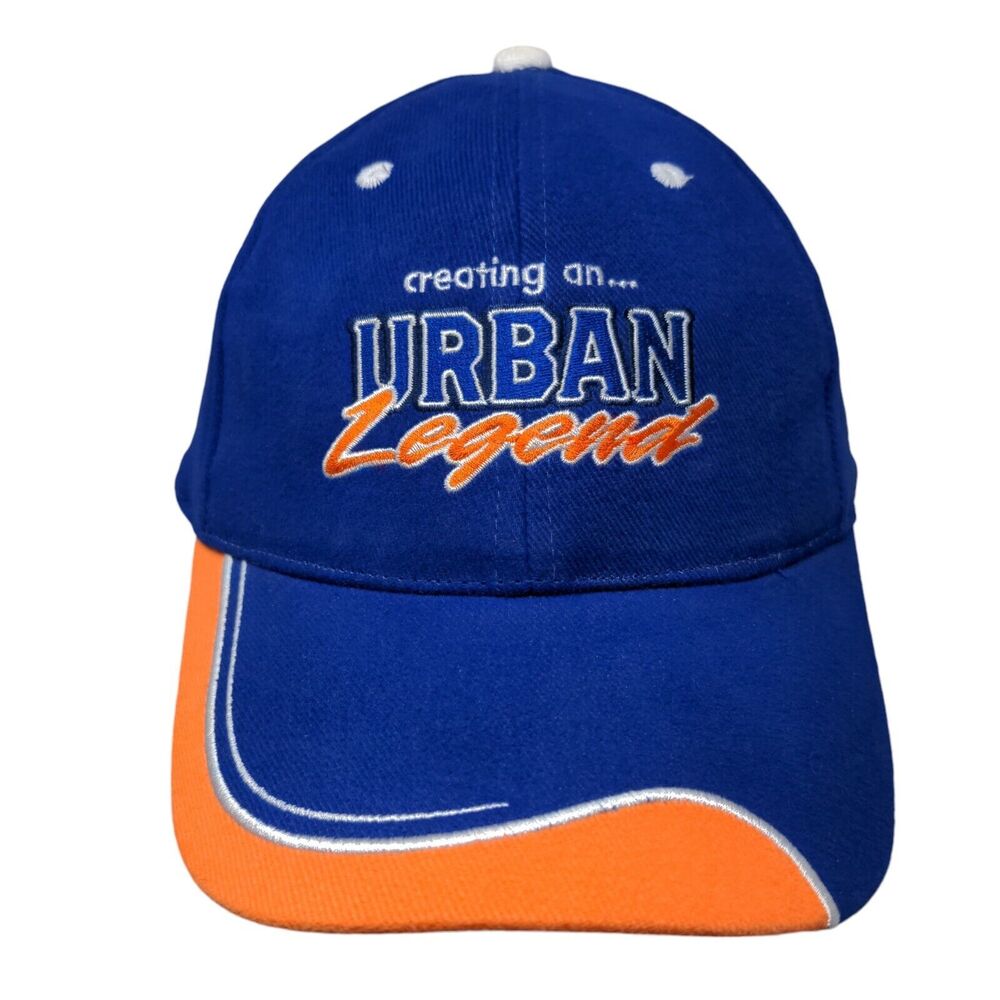 Creating An Urban Legend Strapback Hat Blue OSFM Embroidered Native Sun Sports